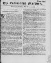 Caledonian Mercury Tue 14 Mar 1749 Page 1