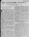 Caledonian Mercury Mon 10 Apr 1749 Page 1