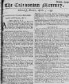 Caledonian Mercury Mon 17 Apr 1749 Page 1