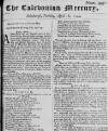Caledonian Mercury Tue 18 Apr 1749 Page 1