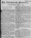 Caledonian Mercury Thu 27 Apr 1749 Page 1
