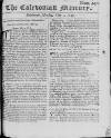 Caledonian Mercury Mon 01 May 1749 Page 1