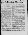 Caledonian Mercury Tue 23 May 1749 Page 1