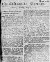 Caledonian Mercury Mon 29 May 1749 Page 1