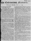 Caledonian Mercury Thu 15 Jun 1749 Page 1