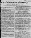 Caledonian Mercury Tue 20 Jun 1749 Page 1