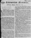 Caledonian Mercury Mon 26 Jun 1749 Page 1