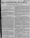 Caledonian Mercury Mon 03 Jul 1749 Page 1
