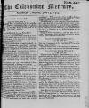 Caledonian Mercury Thu 13 Jul 1749 Page 1