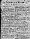 Caledonian Mercury Thu 03 Aug 1749 Page 1