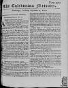 Caledonian Mercury Mon 04 Sep 1749 Page 1