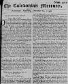 Caledonian Mercury Thu 21 Sep 1749 Page 1