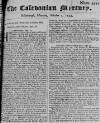 Caledonian Mercury Mon 02 Oct 1749 Page 1