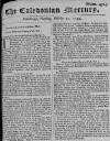 Caledonian Mercury Tue 10 Oct 1749 Page 1