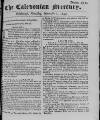 Caledonian Mercury Thu 02 Nov 1749 Page 1