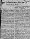 Caledonian Mercury Mon 06 Nov 1749 Page 1
