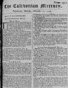 Caledonian Mercury Mon 20 Nov 1749 Page 1