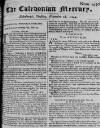 Caledonian Mercury Tue 28 Nov 1749 Page 1