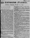 Caledonian Mercury Thu 21 Dec 1749 Page 1