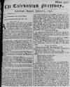 Caledonian Mercury Tue 02 Jan 1750 Page 1