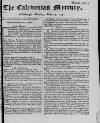 Caledonian Mercury Mon 14 May 1750 Page 1
