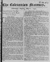 Caledonian Mercury Tue 22 May 1750 Page 1