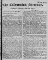 Caledonian Mercury Mon 28 May 1750 Page 1