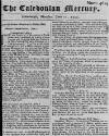 Caledonian Mercury Mon 11 Jun 1750 Page 1