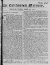 Caledonian Mercury Tue 14 Aug 1750 Page 1