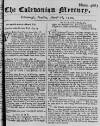 Caledonian Mercury Tue 28 Aug 1750 Page 1