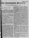 Caledonian Mercury Thu 30 Aug 1750 Page 1