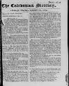 Caledonian Mercury Thu 27 Sep 1750 Page 1