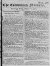 Caledonian Mercury Fri 26 Oct 1750 Page 1