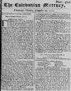 Caledonian Mercury Mon 10 Dec 1750 Page 1