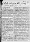 Caledonian Mercury Thu 27 Jun 1751 Page 1