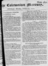 Caledonian Mercury Mon 14 Oct 1751 Page 1