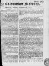 Caledonian Mercury Tue 19 Nov 1751 Page 1