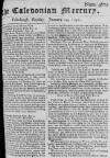 Caledonian Mercury Tue 14 Jan 1752 Page 1