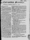 Caledonian Mercury Thu 06 Feb 1752 Page 1