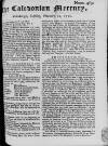 Caledonian Mercury Tue 11 Feb 1752 Page 1