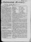 Caledonian Mercury Mon 09 Mar 1752 Page 1
