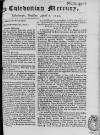 Caledonian Mercury Tue 07 Apr 1752 Page 1