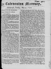 Caledonian Mercury Tue 05 May 1752 Page 1