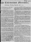 Caledonian Mercury Tuesday 26 September 1752 Page 1