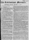 Caledonian Mercury Thursday 02 November 1752 Page 1