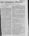 Caledonian Mercury Friday 10 November 1752 Page 1