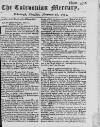 Caledonian Mercury Thursday 16 November 1752 Page 1