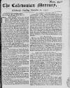 Caledonian Mercury Tuesday 21 November 1752 Page 1