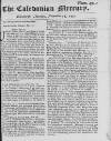 Caledonian Mercury Thursday 23 November 1752 Page 1