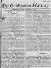 Caledonian Mercury Tuesday 30 January 1753 Page 1